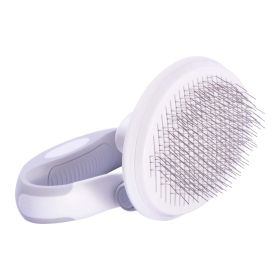 Pet Life 'Gyrater' Travel Self-Cleaning Swivel Grooming Slicker Pet Brush