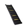 Portable Foldable Pet Ramp Climbing Ladder Suitable for Off-road Vehicle Trucks -Black