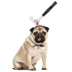 Dog Cat Headgear Dress Up Trick Props Dress Up (Option: Hammer-S)