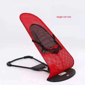 New Portable Dog Rocking Chair Pet Products (Option: Single Mesh Red-Boxed)