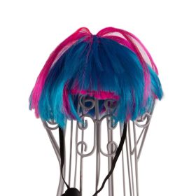 Pet Wig Afro Bangs Cat (Option: Color Wave-Head Circumference)