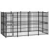 Outdoor Dog Kennel Steel 79.3 ftÂ¬â‰¤