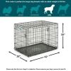 Double Door iCrate Metal Dog Crate, 42"