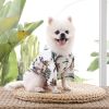 Hawai Beach clothing for Pet Dog Cat T-Shirts Cute for Small to Medium Dog Cats Cool Summer Vest Camp Shirt Clothes; dog clothes