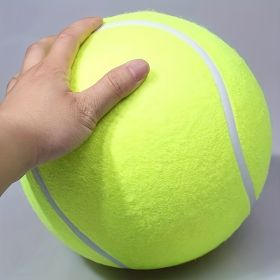 Oversized Tennis 24cm Inflatable Pet Toy Ball Corgi Method Shiba Inu Dog Toy Ball Ten Times Happy Ball The New (Option: Tennis)